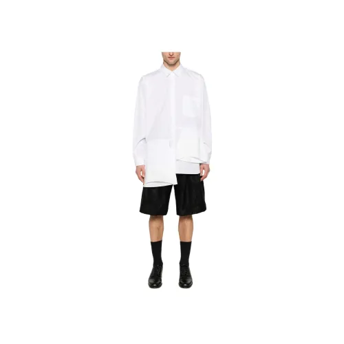 COMME Des GARCONS HOMME PLUS Белая Мужская Рубашка