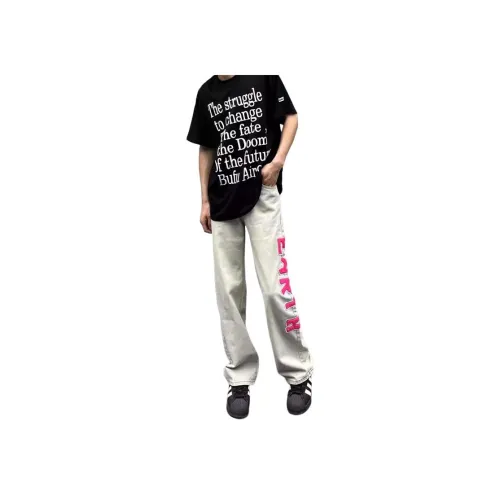 RAMPAGE Грязно-желтые унисекс джинсы