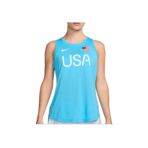 Nike USA Olympic Team Series Майка Женская Синяя