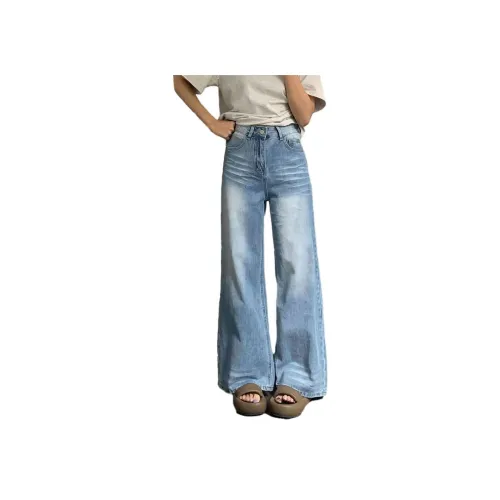 SINKACME Blue Unisex Jeans SINKACME Синий Унисекс Джинсы