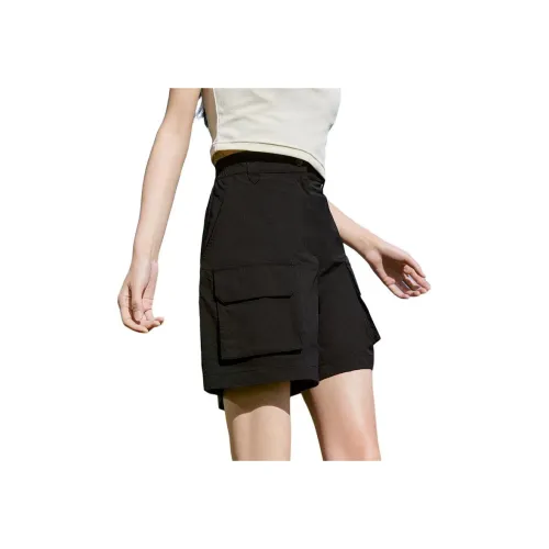 361° Черные Женские Карго Шорты