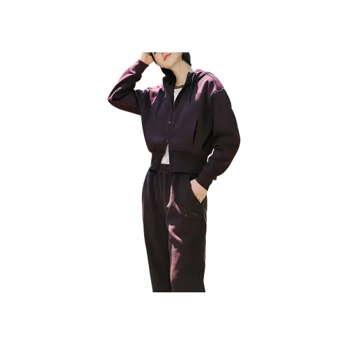 Anta Sports Life Collection Эбеновый Коричневый Женские Свитшоты