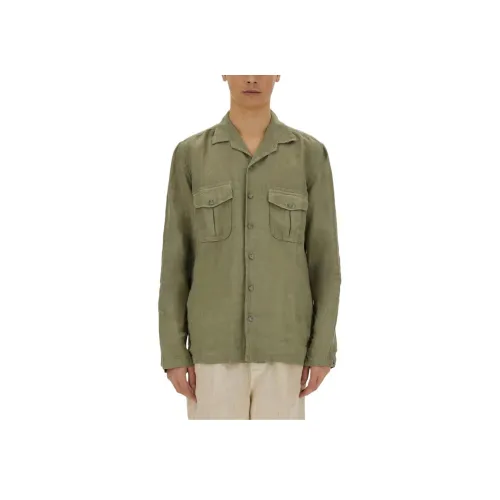 120% LINO Зеленые Мужские Рубашки