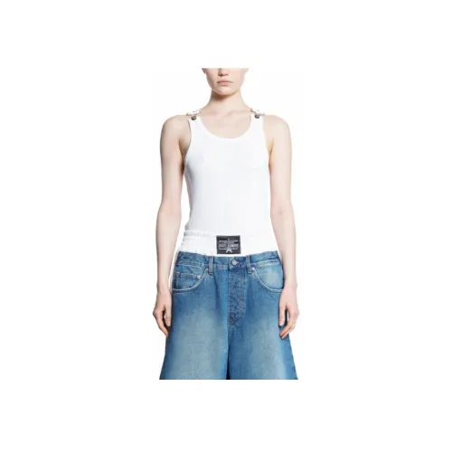 Jean Paul Gaultier Майка Женская Белая