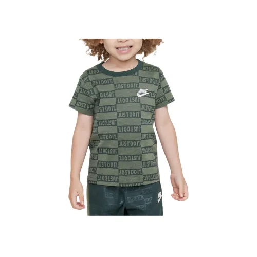 nike T-рубашка FW AW24 Just DO IT Масляно-зеленый для малышей и детей дошкольного возраста