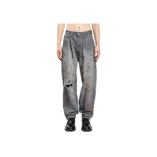 Doublet Gray Men's Jeans Даблет Серый Мужские Джинсы