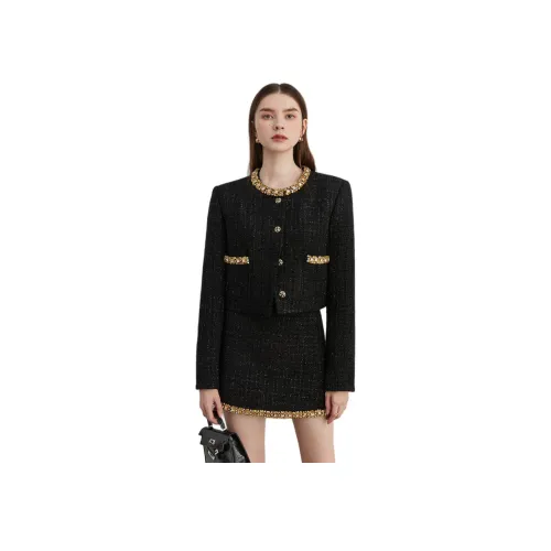 DPLAY Куртки Пальто Женские Классический Черный