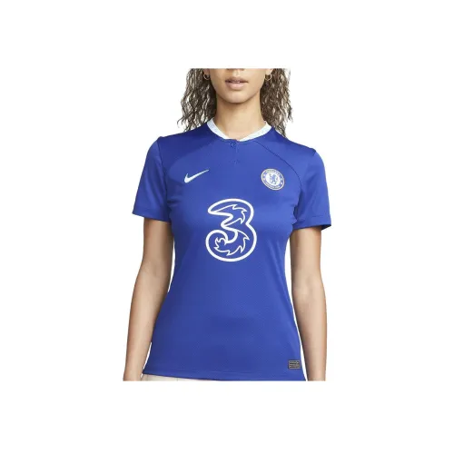 NIKE Королевский синий Женские футболки