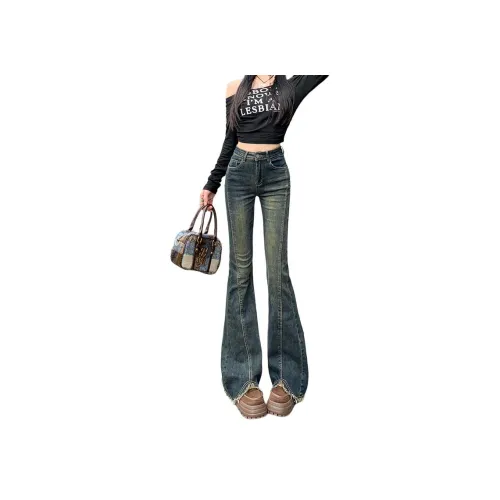 OROI Джинсы Женские Бетон Серый