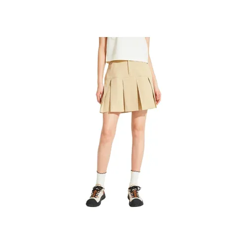 Hotwind Повседневные короткие юбки Женские Абрикос