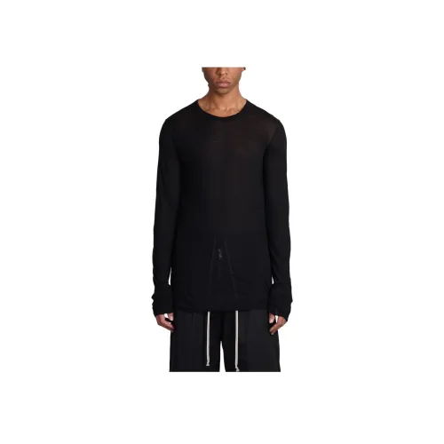 RICK OWENS Черные Мужские T-Рубашки