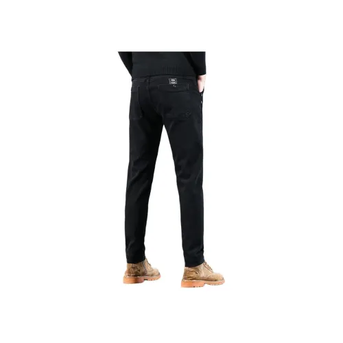 JEEP SS24 Джинсы Мужские Черные Серые