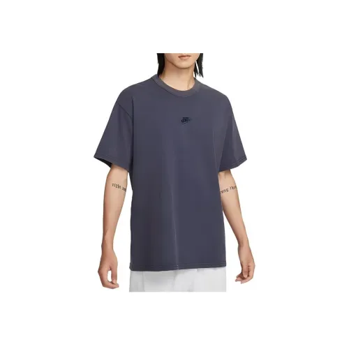 Nike Sportswear Essentials Series Темно-синие Мужские T-рубашки