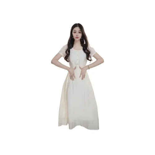 The Temptation Of The Muse Короткий рукав Платье Женское