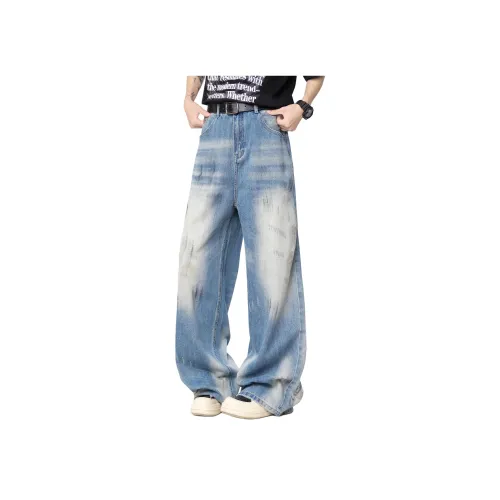 REXSHION Синий Унисекс Джинсы