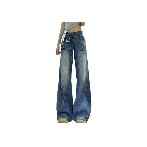 CASTLE WOODS Blue Women's Jeans CASTLE WOODS Синий Женские Джинсы
