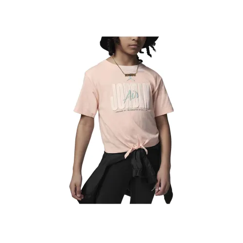 JORDAN Greatness Светло-розовые Детские T-рубашки