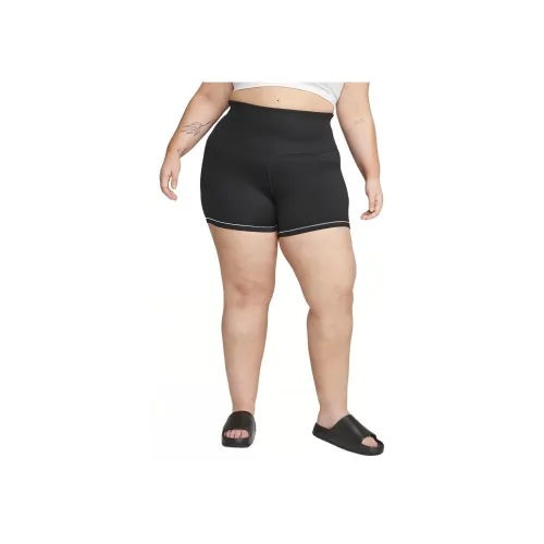 nike One Rib Повседневные шорты Женские Черный