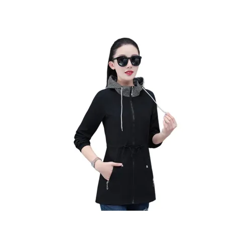 EMINU Женская тренч-куртка