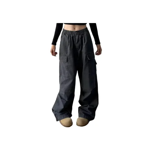 SINKACME Gray Unisex Cargo Pants SINKACME Серый Унисекс Карго Брюки