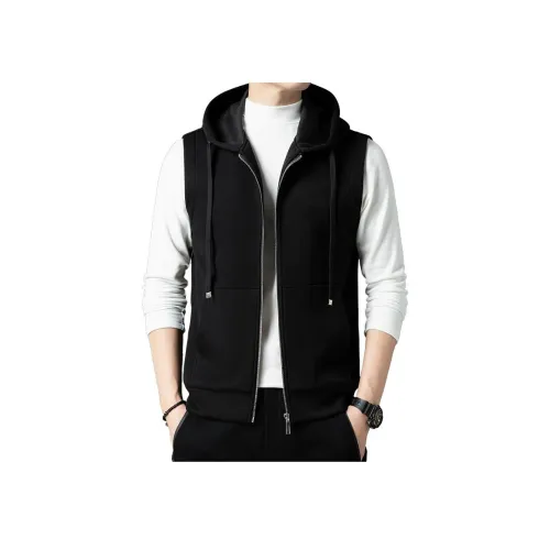 PIERRE CARDIN Мужские черные жилеты