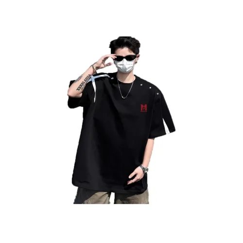 ZUOFEILI Черная унисекс футболка