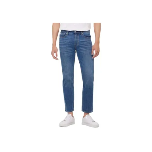 Calvin Klein Blue Men's Jeans  
Кальвин Кляйн Синий Мужской Джинсы
