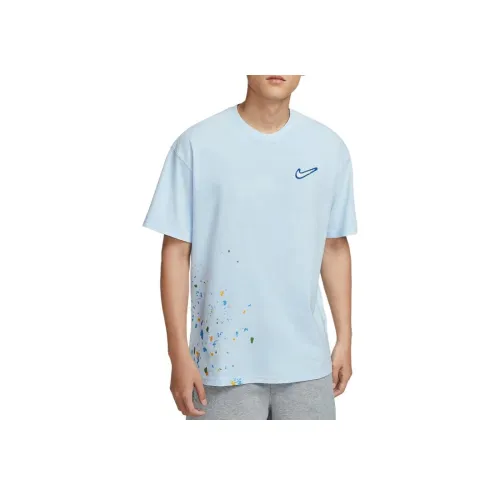 Nike T-Shirt Мужской Небесно-Синий
