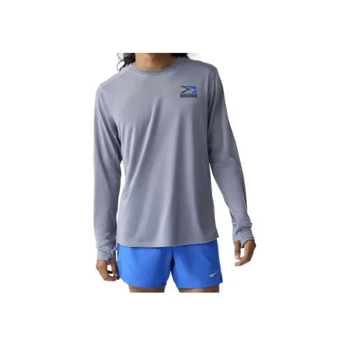 Brooks Серый Унисекс Рубашки