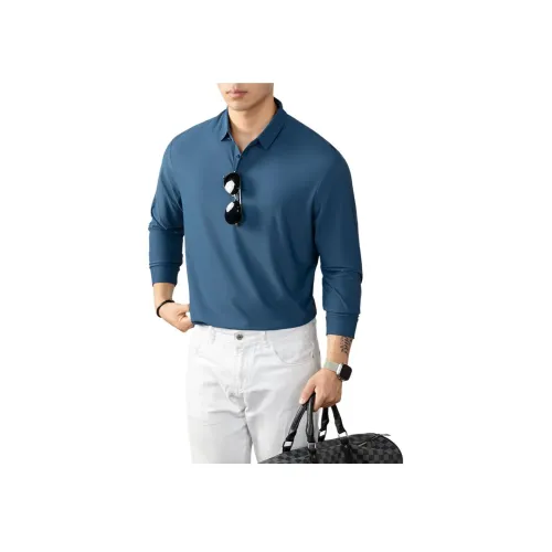PERDONTOO Поло Длинный Рукав Т-Рубашка Мужская