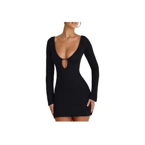 OH POLLY MAVISA Длинное платье с длинными рукавами женское