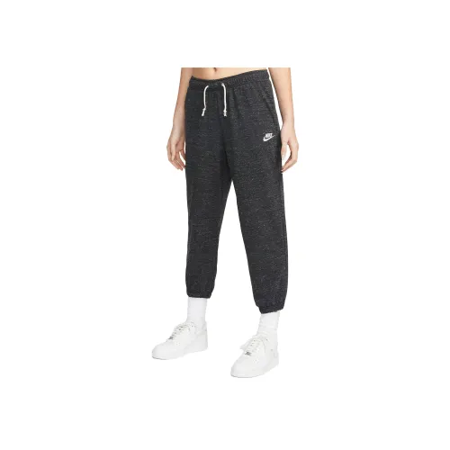 NIKE Винтажные серые женские вязаные тренировочные брюки