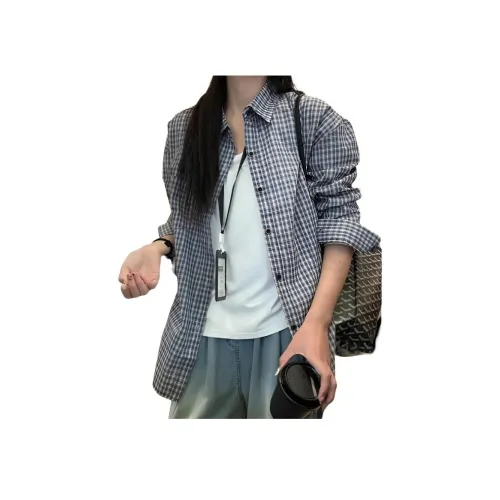 SONGXIER Синие Унисекс Рубашки