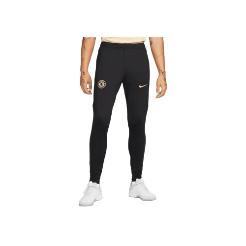 Nike ChelseaDri Форма Футбол Низ Мужской Черный Золото