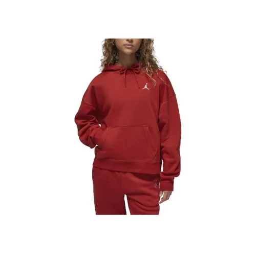 Jordan Brooklyn Fleece Толстовка Женская Дюна Красная
