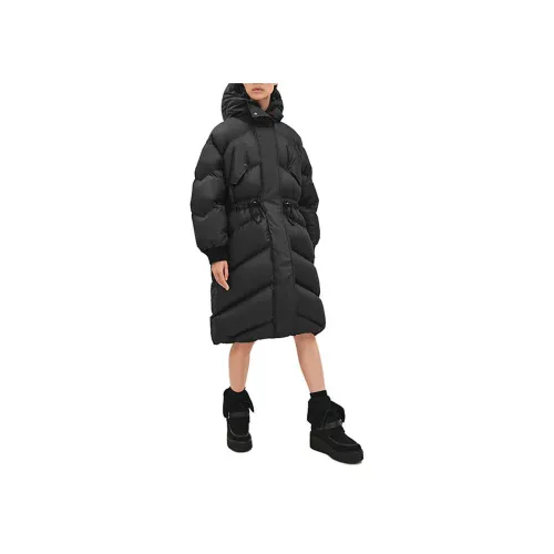 HERMES FW23 Пуховая куртка Пальто Женское Черное