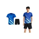 Set (Ярко-синие короткие рукава + черные шорты)