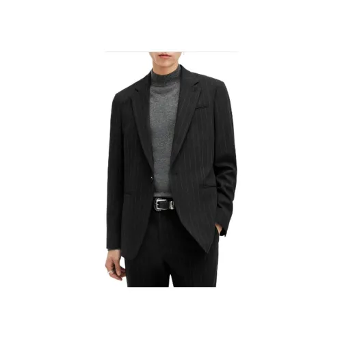 ALLSAINTS Бизнес-костюм мужской черный