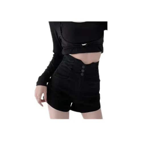 TONYBEAR Черные Женские Джинсовые Шорты