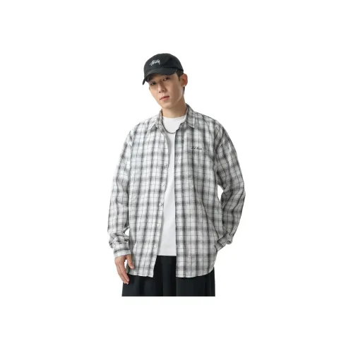 WOOD SOON Кардиган Длинный Рукав Рубашка Мужская