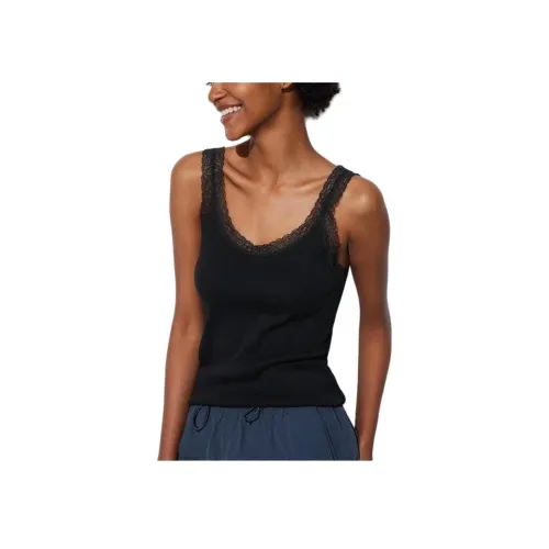 UNIQLO Черные Женские Майки