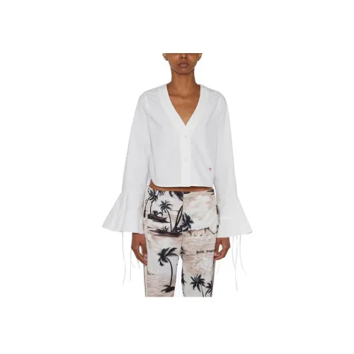 PALM ANGELS Белые Женские Рубашки