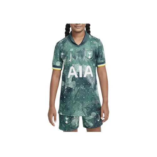 Nike Dri Fit Tottenham Hotspur 2024 25 Stadium Third T-Shirt Green Teenagers