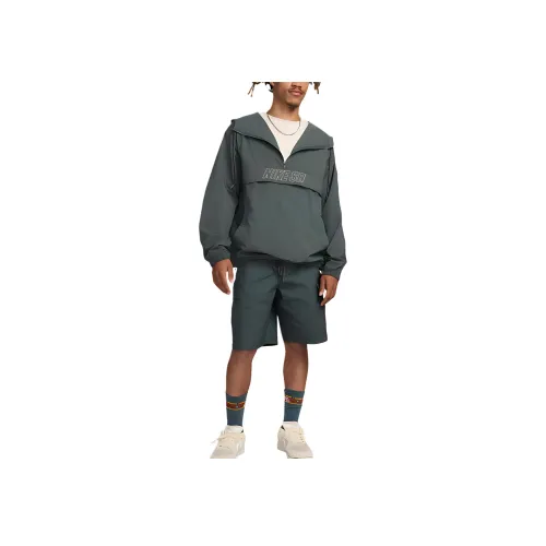 nike SB Куртки Пальто Унисекс Винтажный зеленый Масляный зеленый