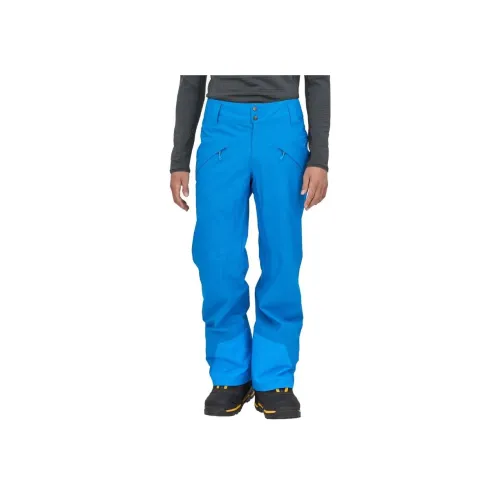 Patagonia Blue Men's Ski Pants Патагония Синие Мужские Лыжные Брюки