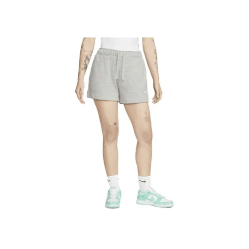 NIKE Темно-серые Женские Спортивные Шорты