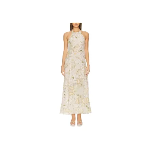 ALLSAINTS Без рукавов Платье Женское Шалфейно-зеленый