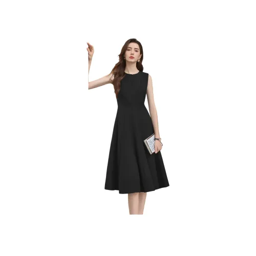 TOUCH Черные Женские Платья без Рукавов