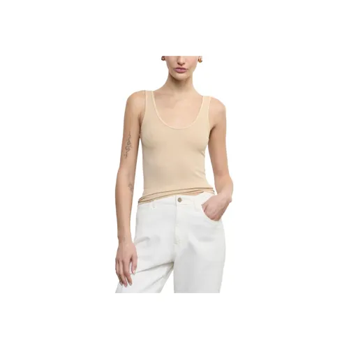 ENZA COSTA Khaki Женские Майки