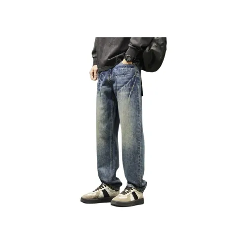 YASHENQISHI 18TN8067 Синий Мужские Джинсы